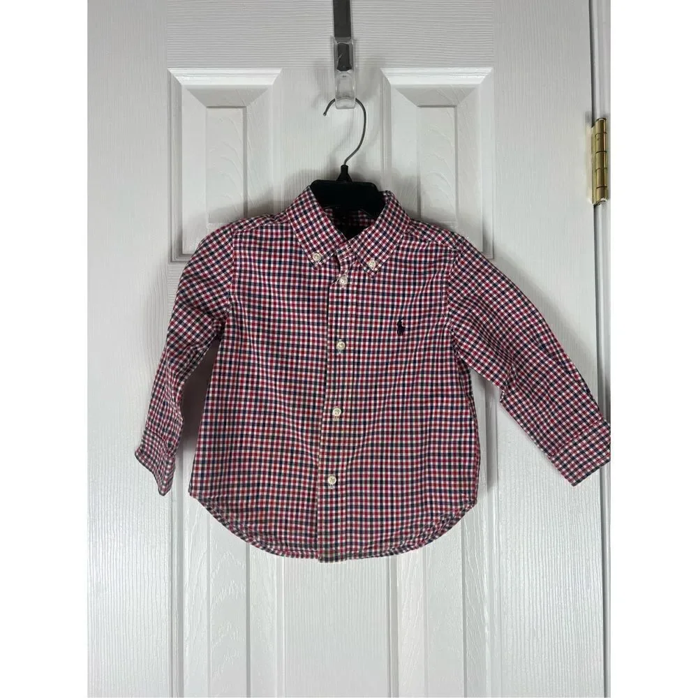 Ralph Lauren Boys Button Down Shirt 24m